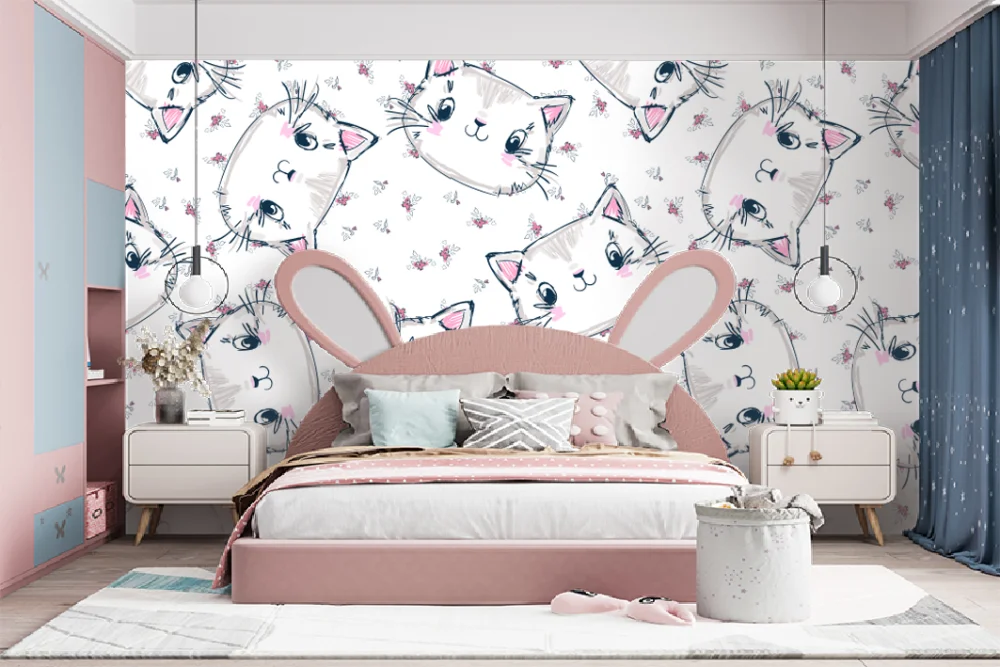 Fototapeta W Stylu Hello Kitty