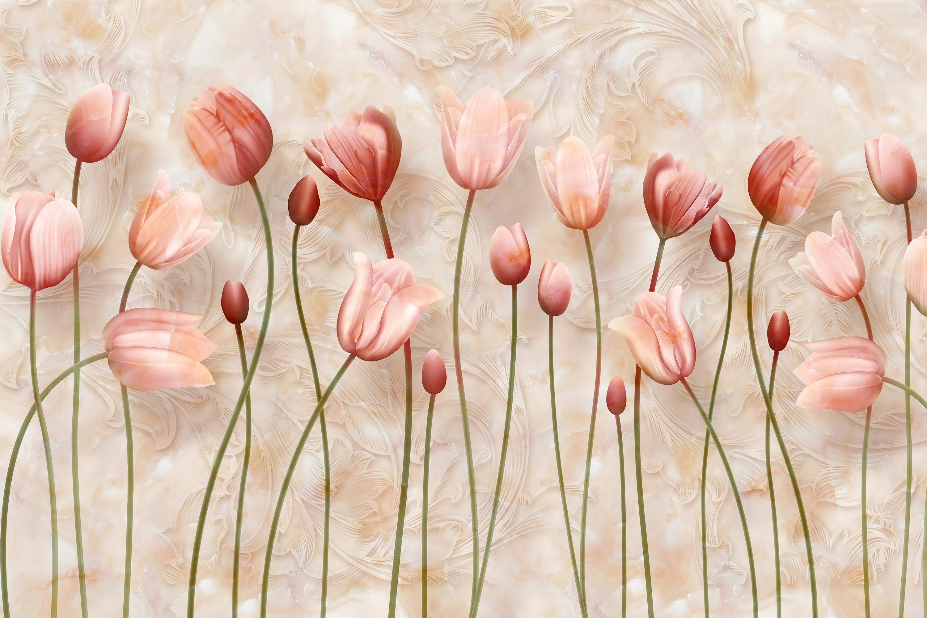 Fototapeta Romantyczne Tulipany  6