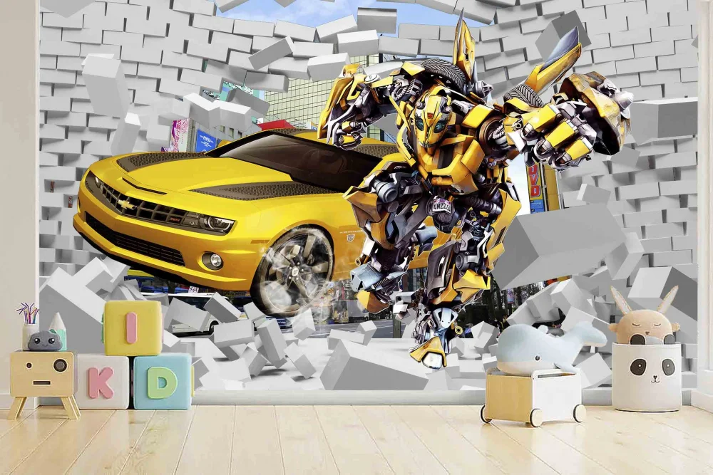 Fototapeta Żółty Transformer